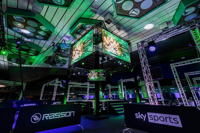 2024 월드풀챔피언십 대회가 열리는 사우디아라비아 제다에 마련된 경기장.