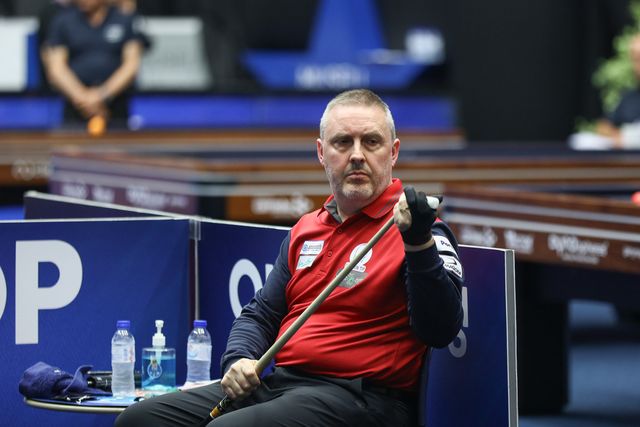 '당구 황제' 프레데리크 쿠드롱(벨기에)이 '앙카라 3쿠션 당구월드컵' 최종예선에 진출했다.&nbsp; 사진=SOOP 제공