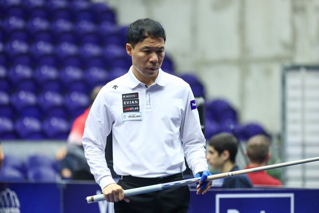 '앙카라 당구월드컵'에서 우승한 허정한은 16강에서 타이홍찌엠을 격파하며 8강에 진출, 조명우와 준결승행을 다투게 됐다.