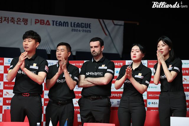 NH농협카드는 에스와이를 꺾고 3연패의 늪에서 탈출, 마지막 날 상위권 순위 경쟁에 뛰어들었다.