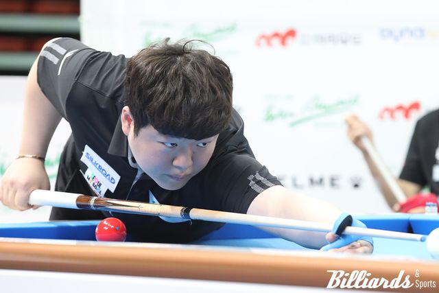 지난해 태백산배 대회에서 복식과 개인전 모두 우승을 싹쓸이 한 조명우가 타이틀 방어에 나선다. 사진=빌리어즈앤스포츠 DB