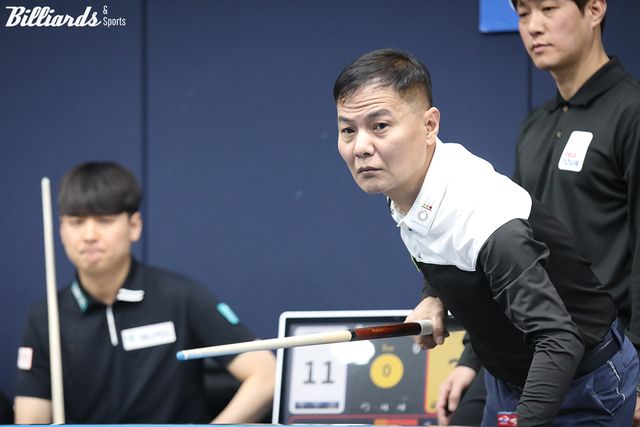 8강에 진출한 박춘우.