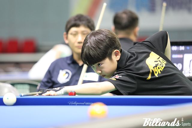 유태승은 32강에서 아쉽게 1점 차 석패를 당했다.