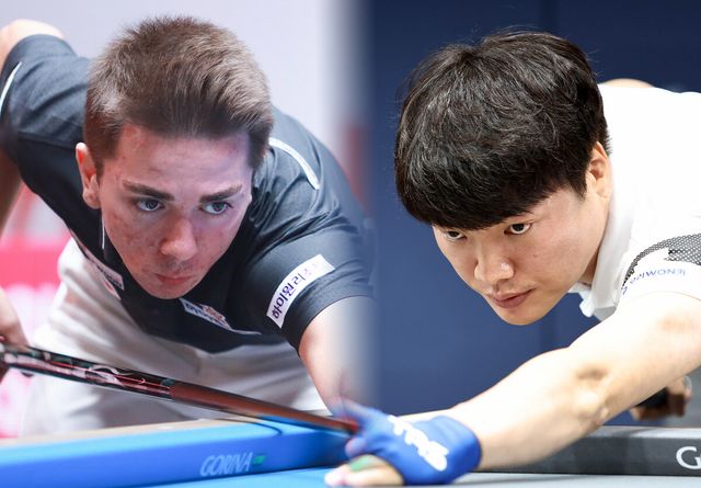 부라크 하샤시(왼쪽)와 강민구(오른쪽).