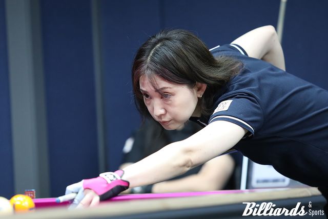 하야시 나미코가 모처럼 2점대의 애버리지를 기록하며 PQ 라운드에 올랐다. 사진=고양/이용휘 기자