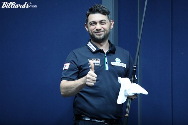 전날 경기에서 승리한 잔 차파크(우리금융캐피탈). 산체스는 128강전을 통과하면 차파크와 32강 진출을 다툰다.