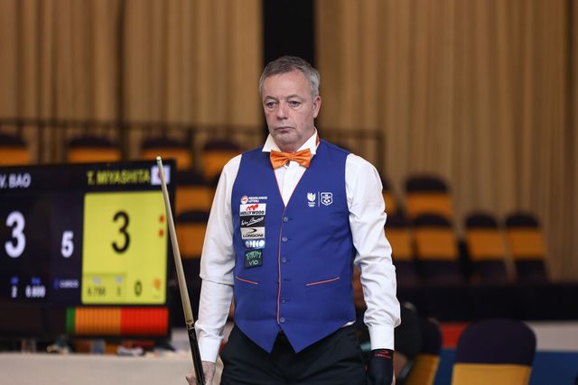 야스퍼스는 지난해 세계선수권 16강전에서 에디 멕스(벨기에)에게 1점 차의 분패를 당해 탈락했다.