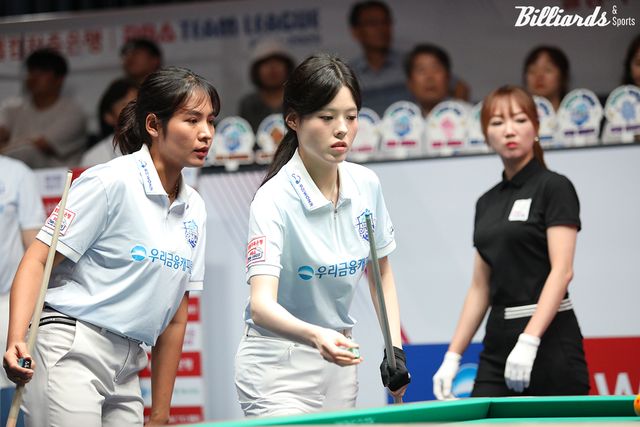 2세트 여자복식에서 서한솔과 함께 출전하는 스롱.