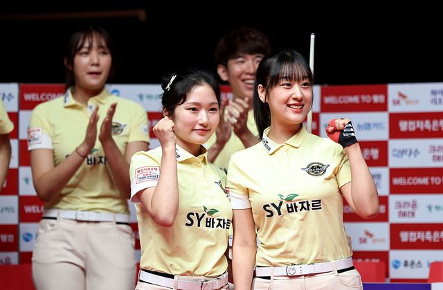 에스와이의 한지은과 장가연