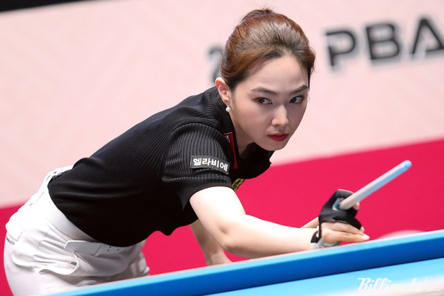 '당구 여신' 차유람(휴온스)이 4차 투어 '크라운해태 LPBA 챔피언십 한가위'에서 처음으로 64강 직행 시드를 받았다.&nbsp; 빌리어즈앤스포츠 DB