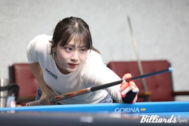 1, 2, 4, 7세트에 출전해 전승을 거둔 이날의 '승리 요정' 정보윤.