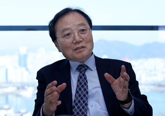 대한당구연맹 회장 선거에 출마한 김기홍 후보. 사진=김기홍 후보 제공