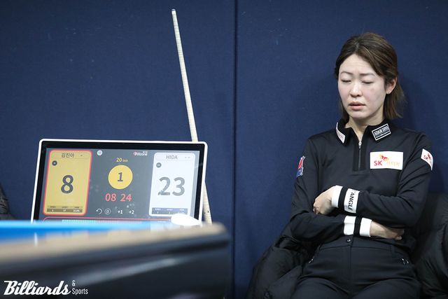 김가영의 다음 32강전 상대는 히다 오리에(SK렌터카)다.