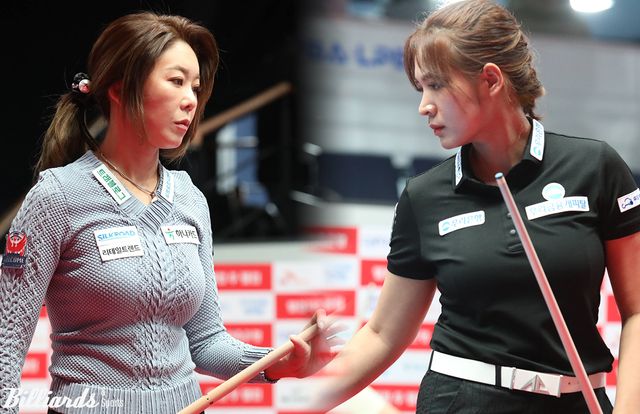 김가영(하나카드)과 스롱 피아비(우리금융캐피탈)이 23일 열린 '웰컴저축은행 LPBA 챔피언십' 64강전에서 무난하게 승리를 거두고 32강에 진출했다.&nbsp; 사진=고양/이용휘 기자