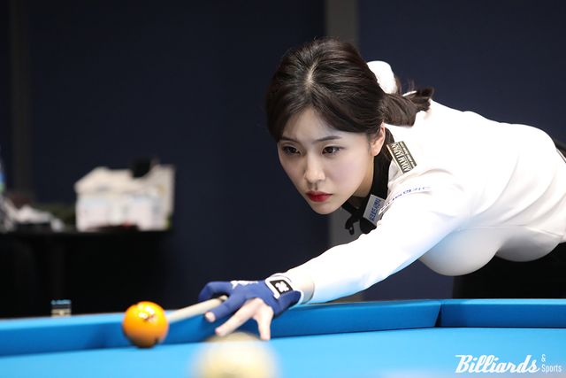 32강에서 스롱과 대결하는 정수빈(NH농협카드).