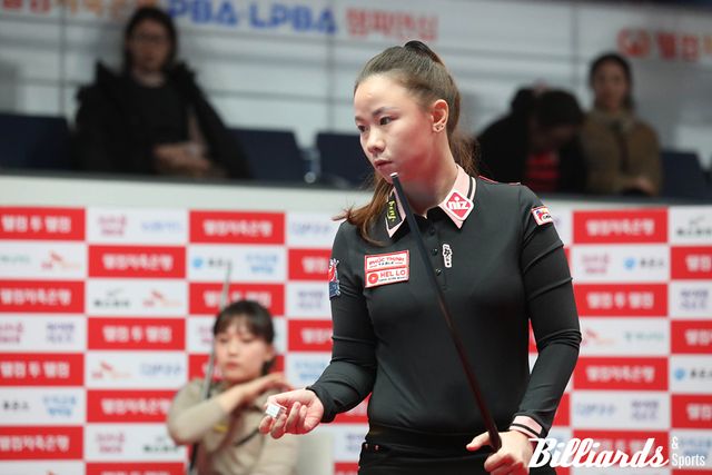 응우옌호앙옌니가 정보윤1을 상대로 LPBA 진출 후 첫 승리를 거뒀다.