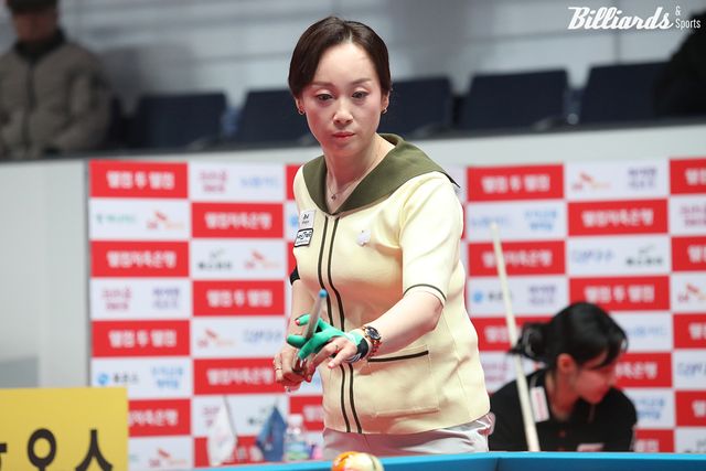 최혜미(웰컴저축은행)를 꺾고 16강 돌풍을 일으킨 김성하.