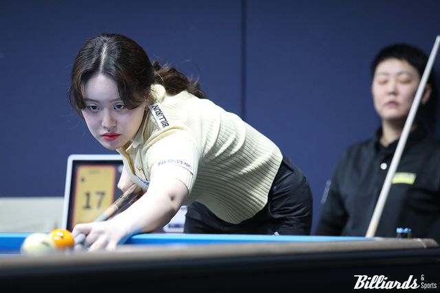 애버리지 1.786으로 승리해 64강전 종합순위 2위를 차지한 김보미(NH농협카드).