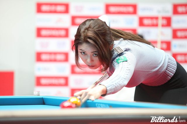 김가영은 무려 32경기 연속 승리라는 전무후무한 기록을 쓰고 있고, 33번째 경기에서 차유람과 서한솔 중 한 명과 대결하게 된다.