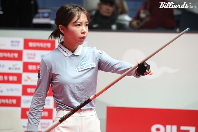 김민영(우리금융캐피탈)은 8강에서 김가영과 시즌 세 번째 맞대결을 벌인다.