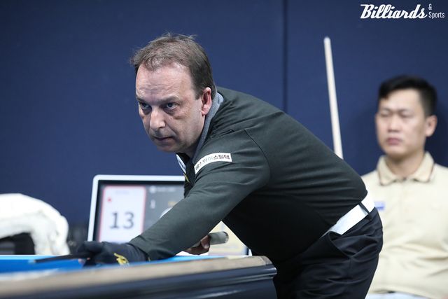 다니엘 산체스(에스와이)가 이번 시즌 마지막 정규투어 첫 경기에서 베트남의 마이당푸를 3-0으로 꺾고 64강에 진출했다.&nbsp; 사진=고양/이용휘 기자