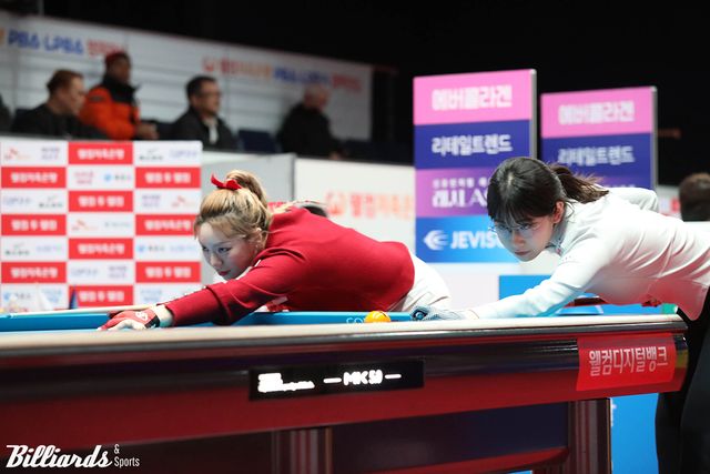 김예은 vs 이미래의 8강전 뱅킹.