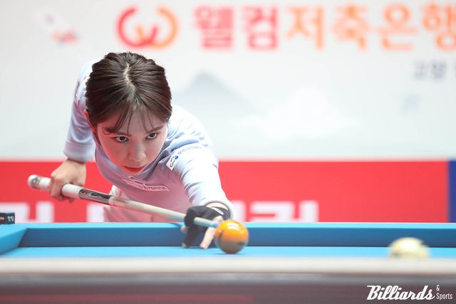 김가영을 산대로 선전을 펼친 김민영(우리금융캐피탈).