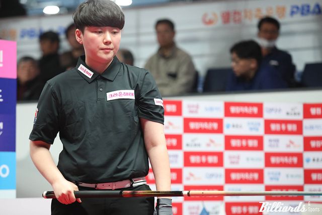 백민주는 김가영에게 이번 시즌에 두 차례 8강에서 패한 바 있고, 세 번째 만나는 이번 준결승전에서 복수를 노린다.