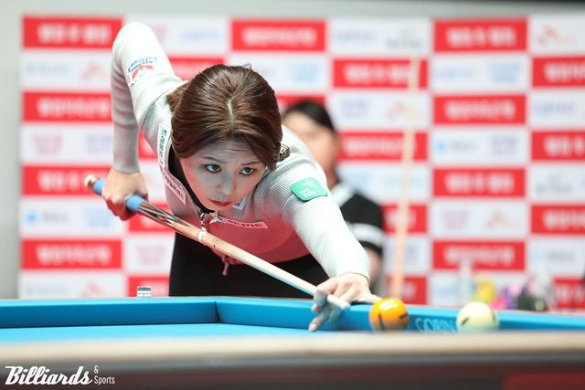 김가영은 결승에서 2-2로 위기를 맞은 순간에 다시 한번 집중력을 발휘하며 4-2로 승리를 거뒀다.