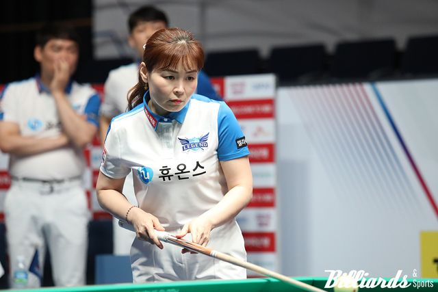 휴온스 헬스케어 레전드의 신입 멤버, 이신영. 사진=이용휘 기자