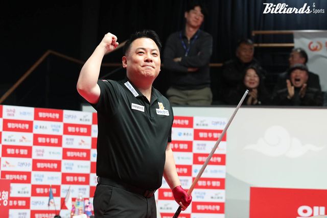 조재호(NH농협카드)가 24-25시즌 마지막 정규투어 '웰컴저축은행 PBA 챔피언십'에서 마침내 결승에 진출했다.&nbsp; 사진=고양/이용휘 기자