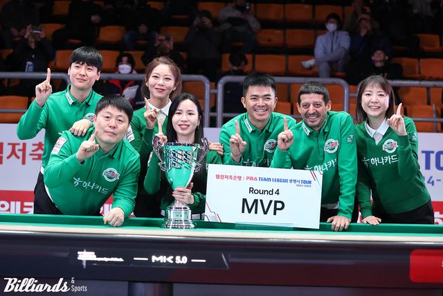 팀리그에서는 소속팀 하나카드가 4라운드에서 우승하며 두 시즌 연속 포스트시즌을 밟게 됐다.&nbsp;