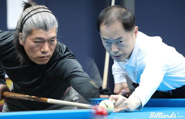 드림투어 6차전 결승에 진출한 윤순재(왼쪽)와 조방연(오른쪽).&nbsp; 사진=고양/이용휘 기자