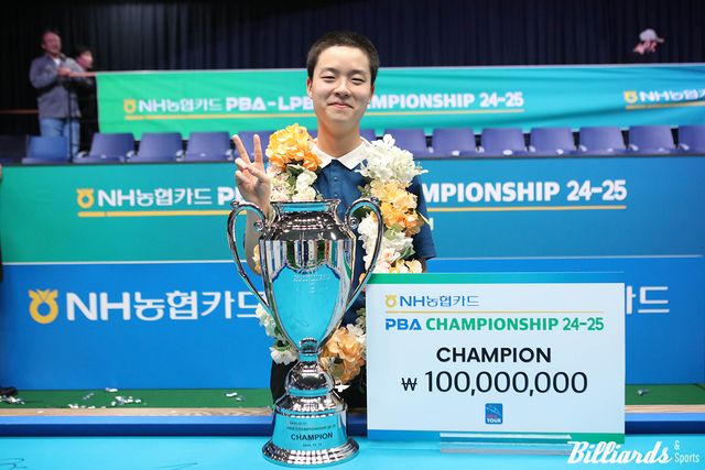 '최연소 프로' 김영원은 지난 시즌 드림투어에서 승격돼 이번 시즌에 1부 투어에서 우승과 준우승을 차지하며 활약했다.&nbsp; 사진=빌리어즈앤스포츠 DB