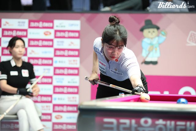 이미래(하이원리조트)는 32강전에서 최혜미(웰컴저축은행)에게 승부치기에서 5 대 2로 승리했다.