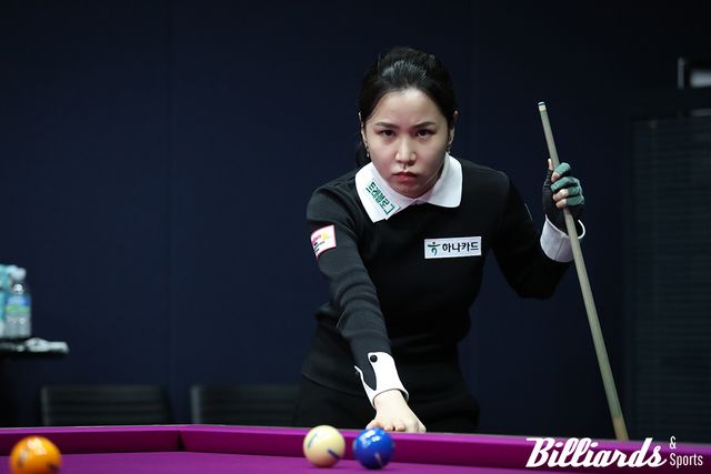 0-2 위기에 놓인 김진아가 2-2로 무승부를 만들고 승부치기에서 1점 차 승리를 거뒀다. 사진=고양/이용휘 기자