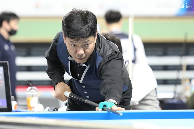 결승에서 조명우와 대결하는 2023년 1쿠션 금메달리스트 박수영(강원).