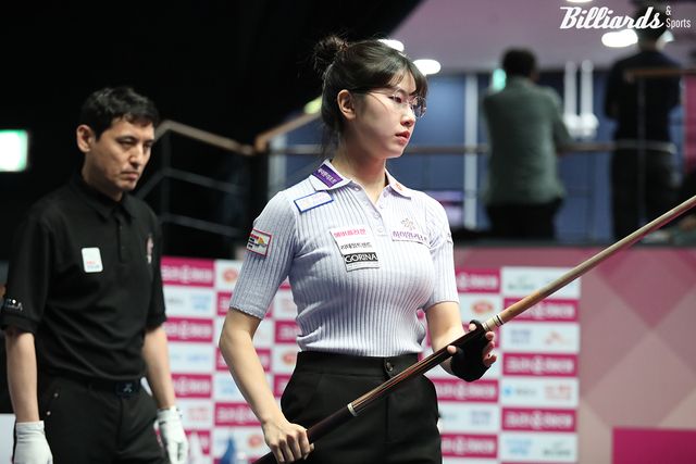 오도희와 16강전에서 맞붙는 이미래(하이원리조트).