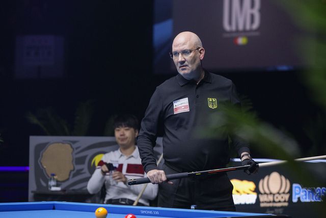 김행직을 꺾고 준결승에 진출한 마틴 호른(독일).