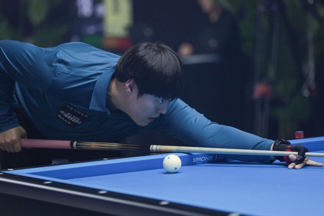 앤트워프 월드컵에서 2점대의 애버리지를 기록하며 좋은 경기력으로 예열을 마친 이범열.