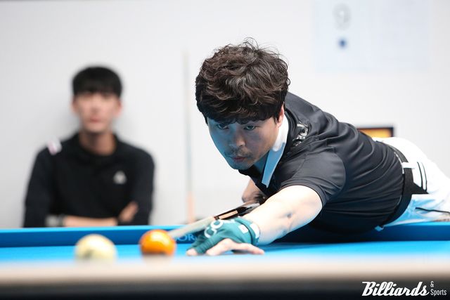 김태융이 드림투어 2차전 8강에서 전재형을 세트스코어 3-2로 꺾고 준결승에 진출했다.&nbsp; 사진=이용휘 기자