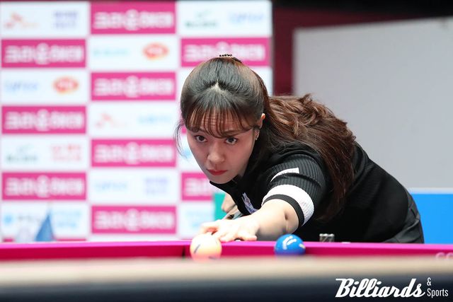 추석 연휴 열린 '크라운해태 LPBA 챔피언십'에서 두 번째 준우승을 차지한 임경진. 사진=이용휘 기자