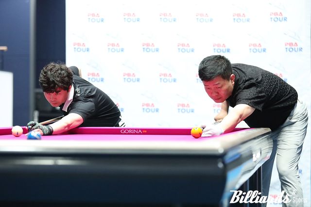 김태융과 최경준의 결승전 뱅킹.