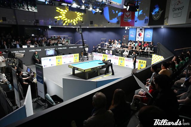 지난 시즌 LPBA 결승전 경기 장면.