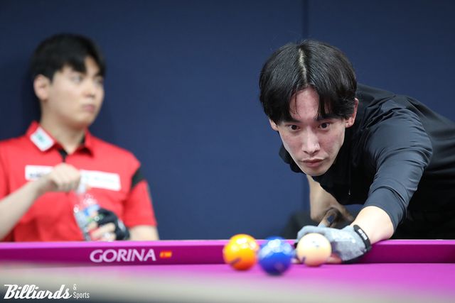 신정주를 꺾고 64강에 올라간 김동영.