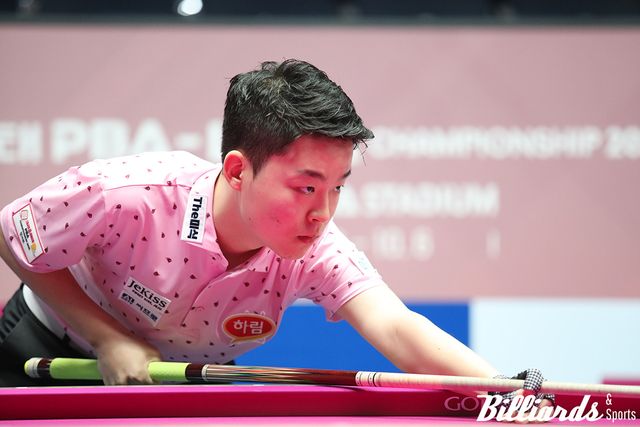 김영원은 손영준을 꺾고 무사히 64강에 안착했다. 사진=고양/이용휘 기자