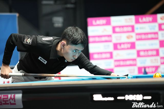 전재형이 와일드카드로 세 번째 출전한 이번 6차 투어 128강전에서 '최연소 투어 챔피언' 김영원에게 도전한다.