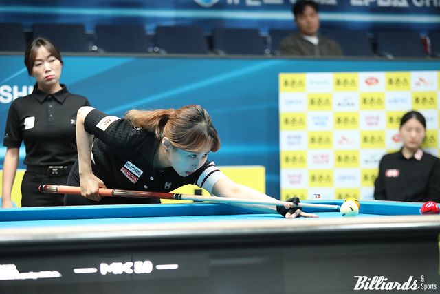 소지혜는 최지영2를 27이닝 만에 24:10으로 꺾고 PQ에 진출했다.