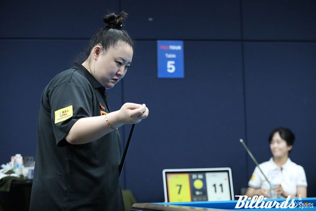 이올리비아가 최보람을 꺾고 두 대회 연속 64강에 진출했다. 사진=고양/이용휘 기자