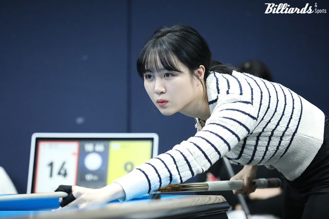 황다연은 용현지(웰컴저축은행)에게 4점 차로 승리했다.